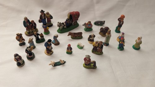 Santons lot divers petits - x,