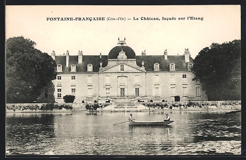 Cpa fontaine française - fontaine-française,, le