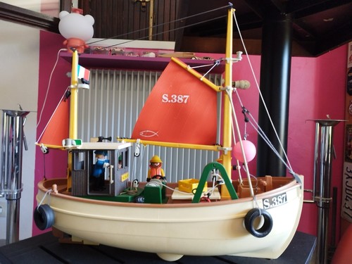 Bateau pêche playmobil - bateau, de