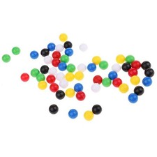 60 Pièces Boules Rondes De 1 Cm Pour Connecter Quatre Balles Dans Un Jeu