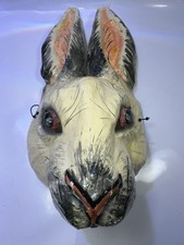 VINTAGE MASQUE ARRAYED BUNNY/RABBIT MASK HANDMADE SAUSALITO CA USA