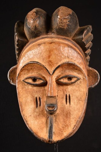 Masque africain ancien lega - ancien, du