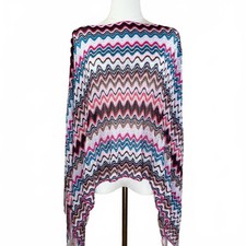 Missoni Multicolor knit poncho