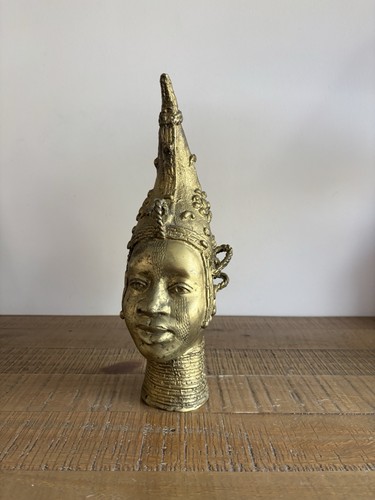 Sculpture tête reine en - sculpture,