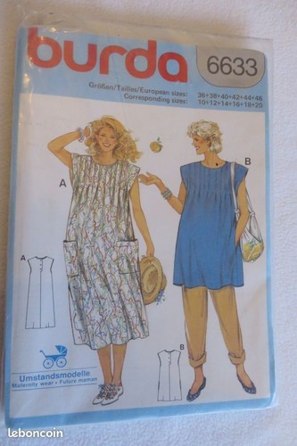 Patron couture burda robe - 49,