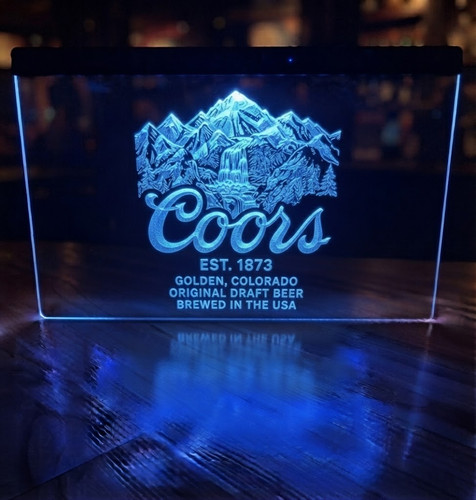 Enseigne néon led coors beer - coors,
