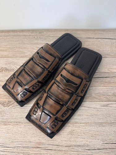Mules tressées acne studios - tressées,