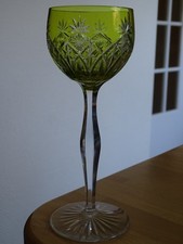 BACCARAT 1 GLASS RHIN WINE ROEMER CRYSTAL FOAM COLOR S.1139 ht 19.5 cm