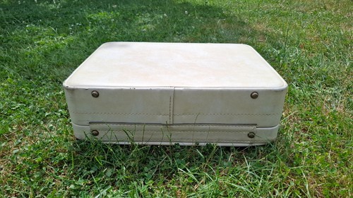 Valise vintage années 70 - valise,