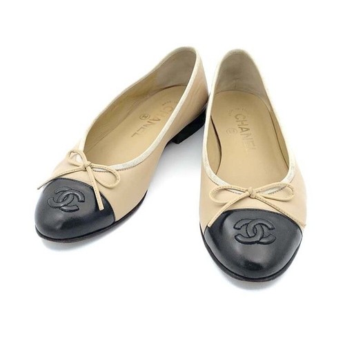 Chanel ballerines bicolores - ballerines,