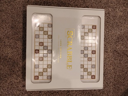 Scrabble luxe edition white - luxe,