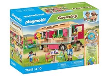 Original PLAYMOBIL® Pays 71441 - Café Train Avec Jardin