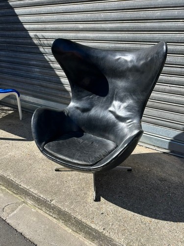 Fauteuil egg chair arne - chair, d'arne