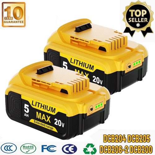 18v 5ah ion batterie - 2x,