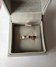 Demi alliance or 18k Diamants