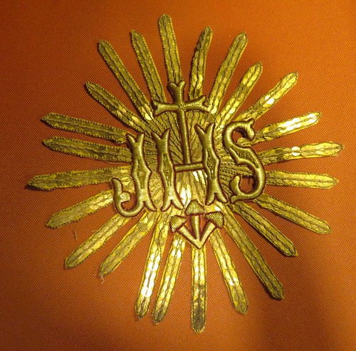 Broderie religieuse cannetille - broderie,