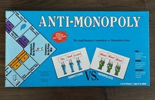 Vintage 1989 Anti Monopoly Board Game Ralph Anspach COMPLETE ECU