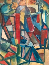 Peinture Huile Sur Papier Art