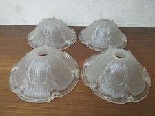Lot de 4 tulipes  en verre