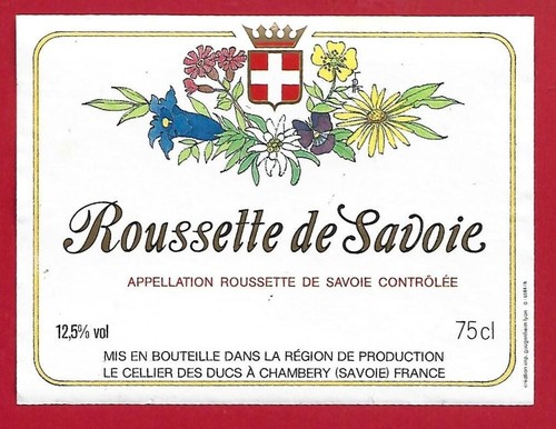 109 etiquette vin roussette - 109-72,