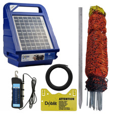 Mouton Filet Solaire Électrificateur Clôture Électrique Kit Portable Poly Filet
