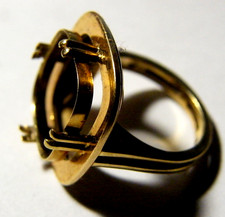 BAGUE OR 14 CARATS POUR