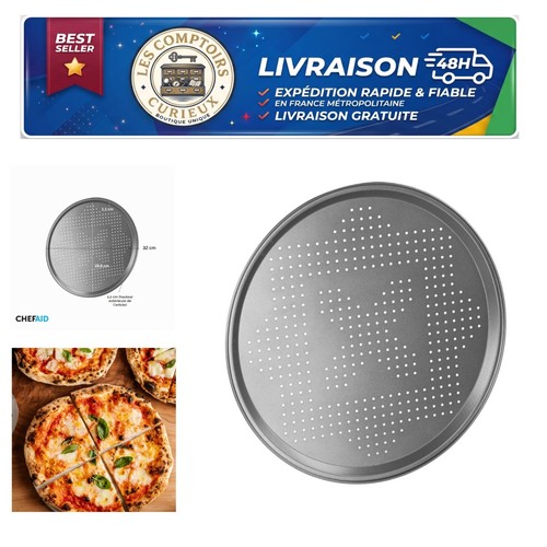 Plaque pizza perforée - à,