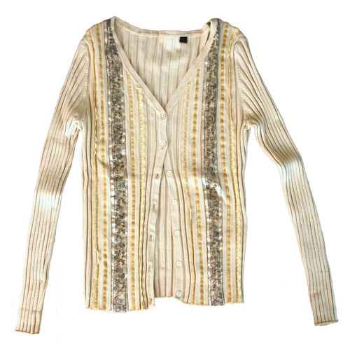 Gilet chic beige velours - chic,
