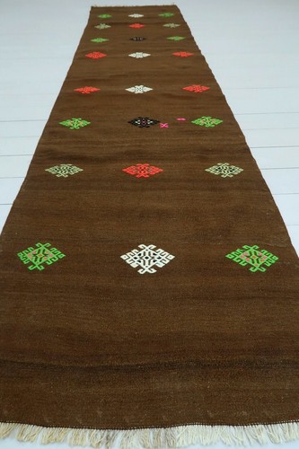 Tapis course marron - tapis,