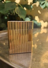 Ancien Briquet S.T Dupont Pl Or Vintage Old Lighter French Luxe