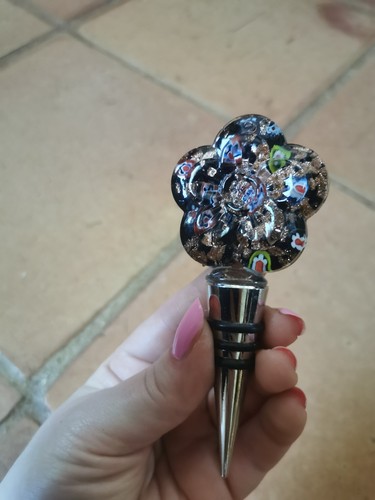 Bouchon bouteille fleur en - bouteille,
