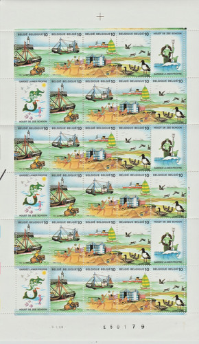 Ref 435 timbres poste - , belge