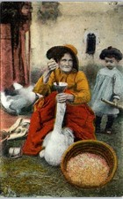 64 GAVEUSE D'GOIE old postcard [REF 48980]