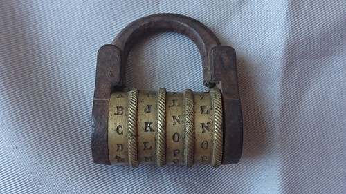 Cadenas ancien combinaison - cadenas,