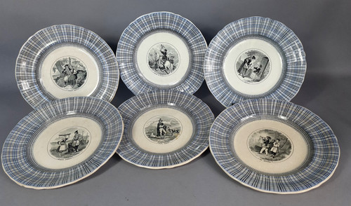Assiettes vieillard johnston - assiettes,