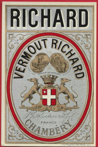 Etiquette ancienne vermout - ancienne,