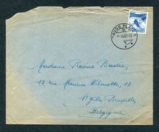 Sweden to Belgium Cover  Davos Platz 1947. #C6