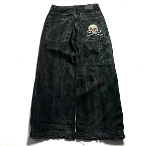 Black baggy jeans large - jeans,