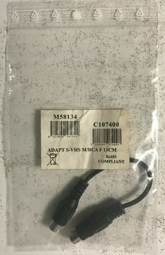 Adaptateur vhs rca f 15cm - adaptateur,