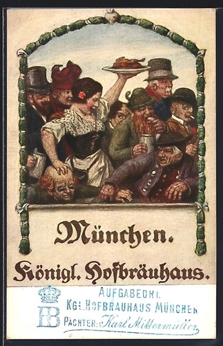 Carte postale munich - postale, munich,
