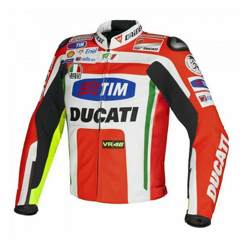 Ducati veste motard cuir - en,