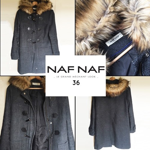 Duffle coat fausse fourrure