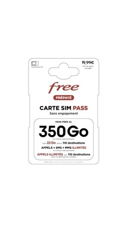 Carte sim prépayée free - carte,