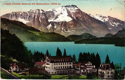 Cpa chalets seeburg mit - seeburg,