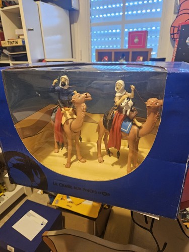 Scène tintin dromadaires coke - scène,