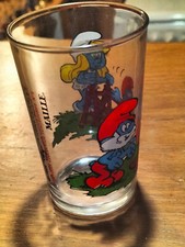 VERRE SCHTROUMPF N° 8 PEYO