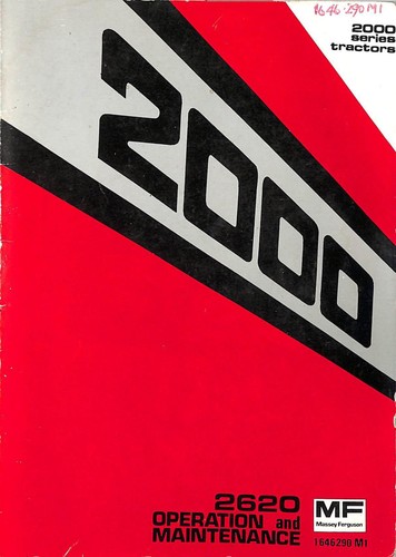 Massey ferguson 2620 manuel - massey,