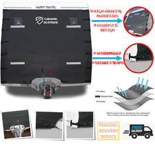 FOR ADRIA ACTION 361 - Caravan Front Towing Cover Guard Protector + LED LIGHTS
