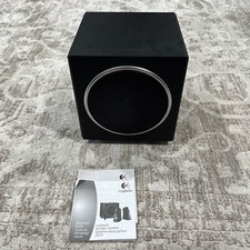 Logitech Z523 Speaker System Subwoofer Only S-00076A AV RCA Inputs Black Manual