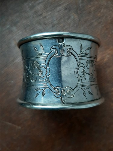 Rond serviette argent - serviette,